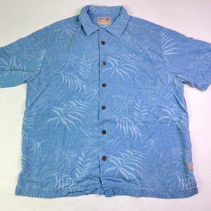 It's 5 o'clock Somewhere Floral Hawaiian Button Up